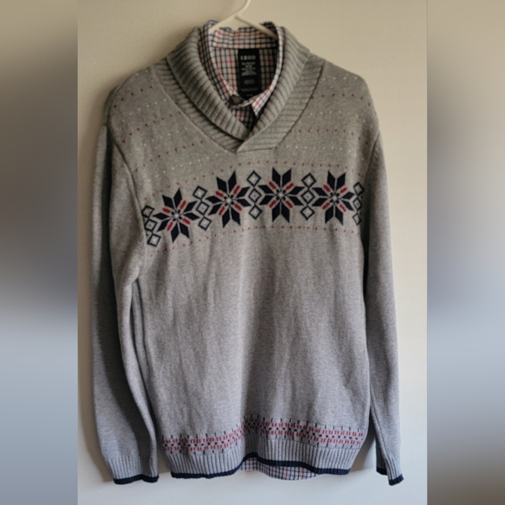 XL 18/20 HUSKY Boys 2pc. Shirt & Sweater